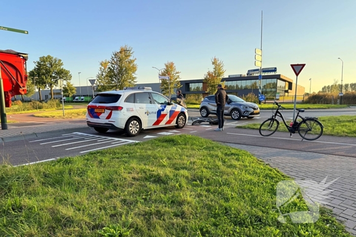 Fietser aangereden door politieagent