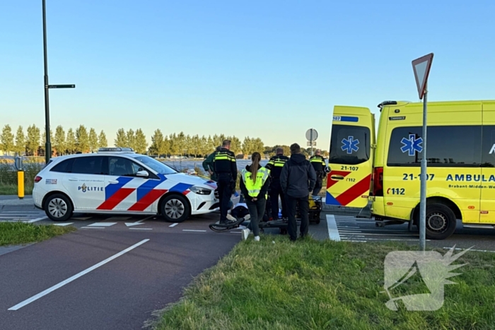 Fietser aangereden door politieagent