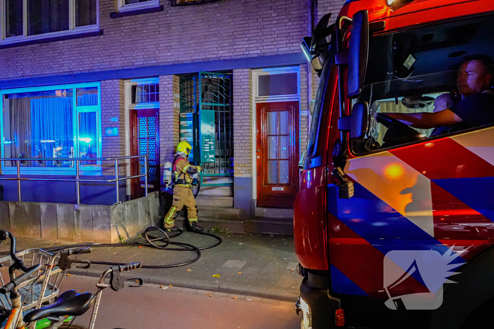 Droger vliegt in brand, bewoners ongedeerd