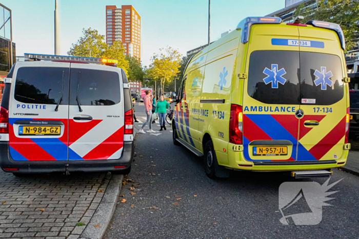 Fietser geschept op oversteekplaats