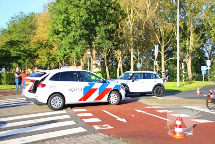 Opnieuw fietser geschept op rotonde