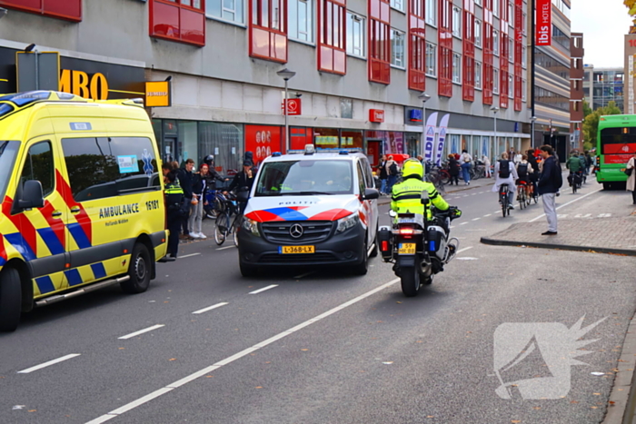 Voetganger gewond bij aanrijding met scooter