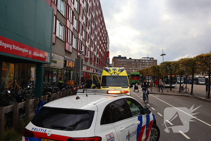 Voetganger gewond bij aanrijding met scooter