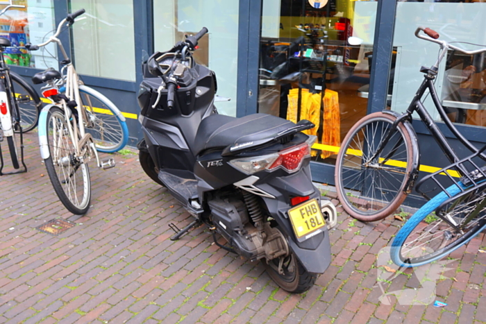 Voetganger gewond bij aanrijding met scooter