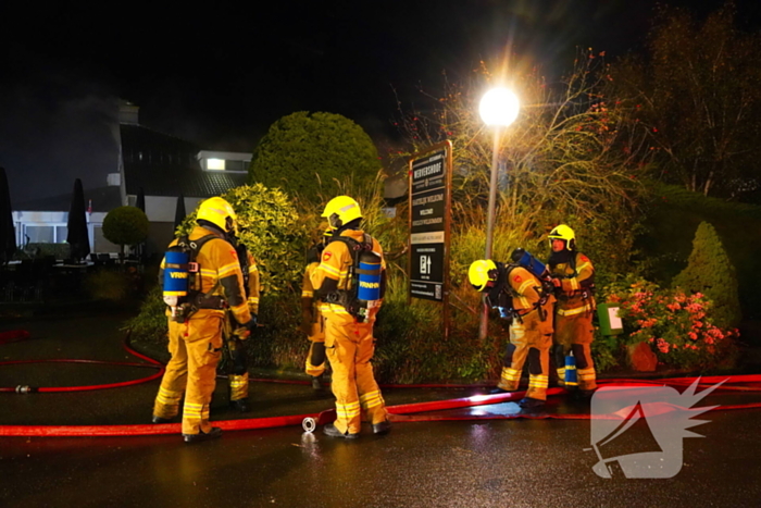 Grote rookontwikkeling bij brand bungalowpark