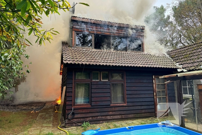 Uitslaande middelbrand in woning