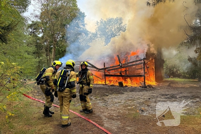 Uitslaande middelbrand in woning