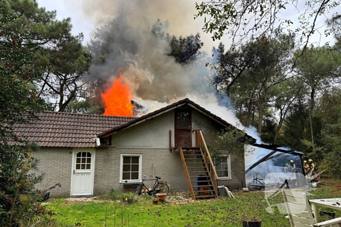 Uitslaande middelbrand in woning