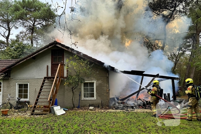 Uitslaande middelbrand in woning