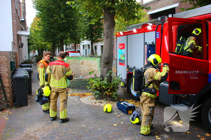 Gaslekkage ontstaan tijdens graafwerkzaamheden