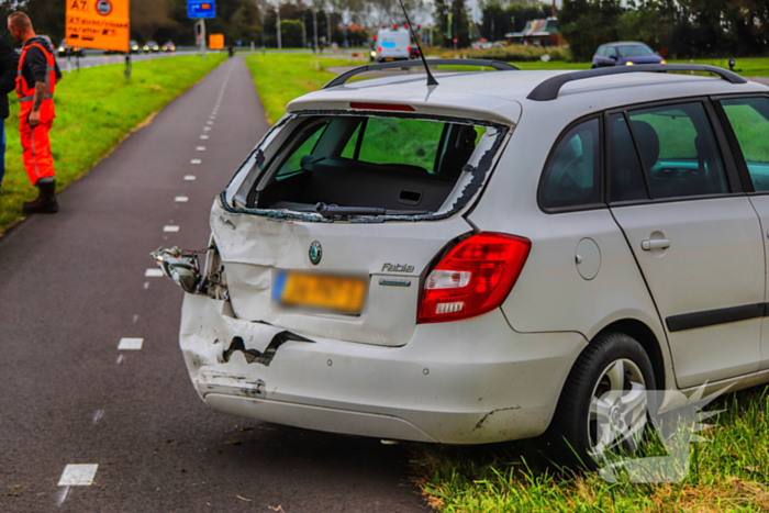 Veel schade bij verkeersongeval