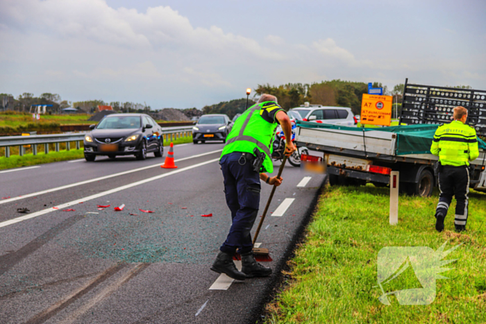 Veel schade bij verkeersongeval