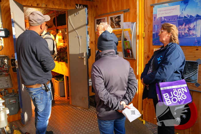 Kijkje in hennepkwekerij op de weekmarkt