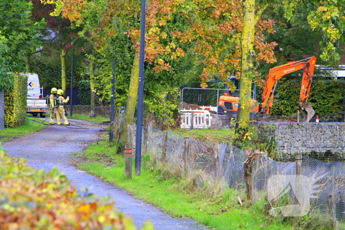 Straat is afgezet door gaslekkage