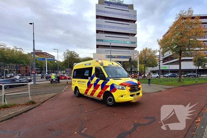 Scooterrijder onderuit door ongeval