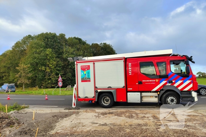 Brandweer ingezet voor buitenbrand bij crematorium