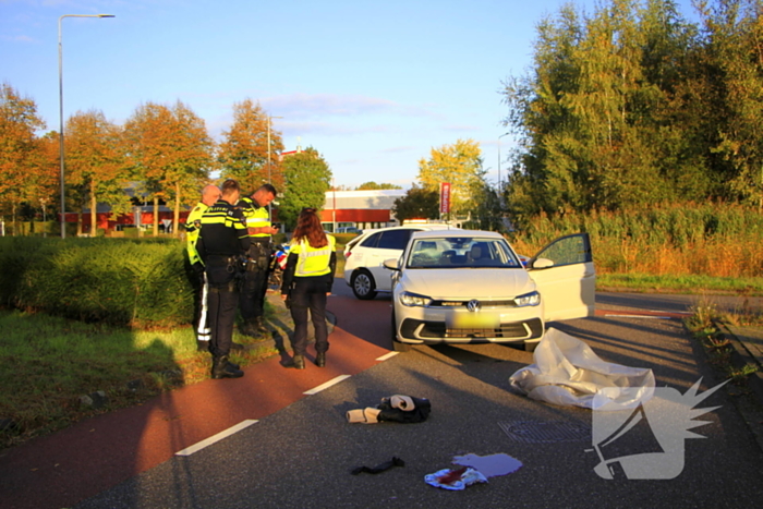 Voetganger gewond bij aanrijding met auto