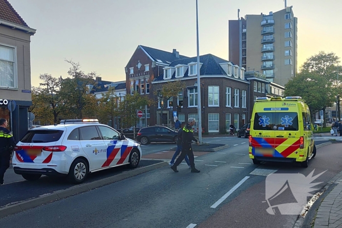 Scooterrijder gewond bij aanrijding met fietser