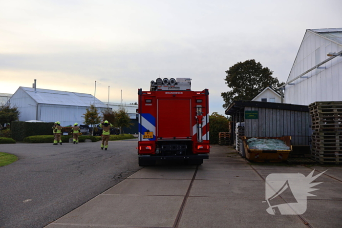 Brandweer ingezet voor gaslekkage bij kas