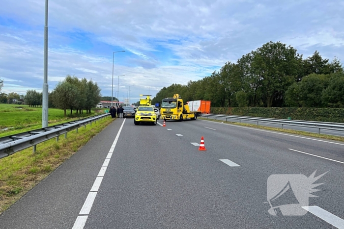 Traumahelikopter landt op provinciale weg wegens ongeval