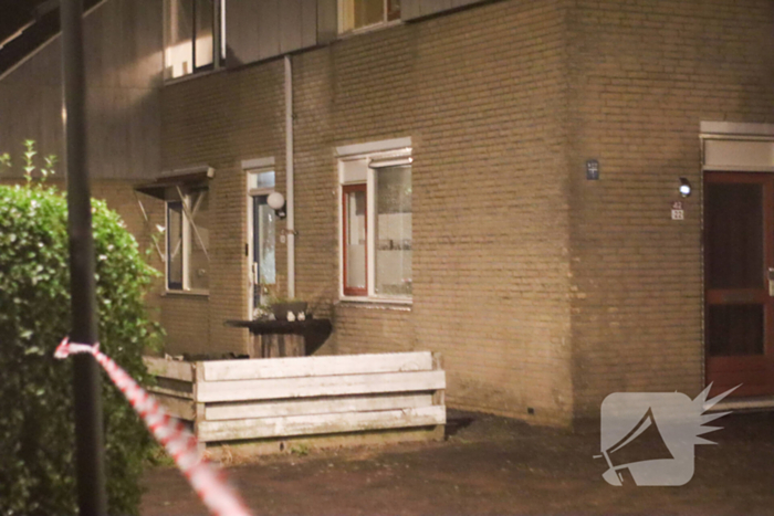 Politie onderzoek naar aanleiding van explosie