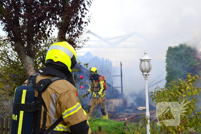 Flinke rookontwikkeling bij woningbrand