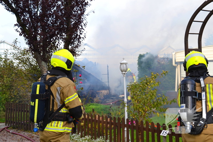 Flinke rookontwikkeling bij woningbrand