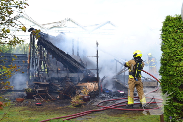 Flinke rookontwikkeling bij woningbrand