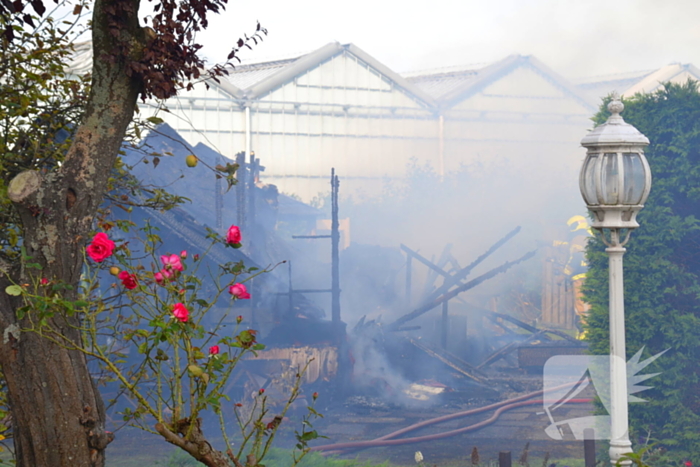 Flinke rookontwikkeling bij woningbrand