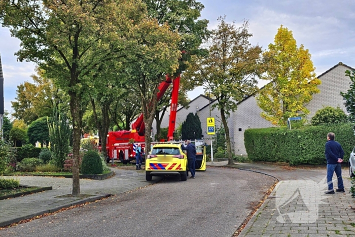 Medische hulp met traumahelikopter en brandweer