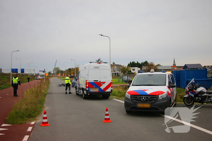 Fietser gewond bij aanrijding met auto