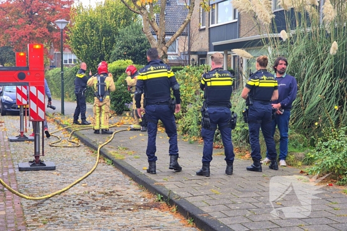 Flinke rookontwikkeling door brand in woning