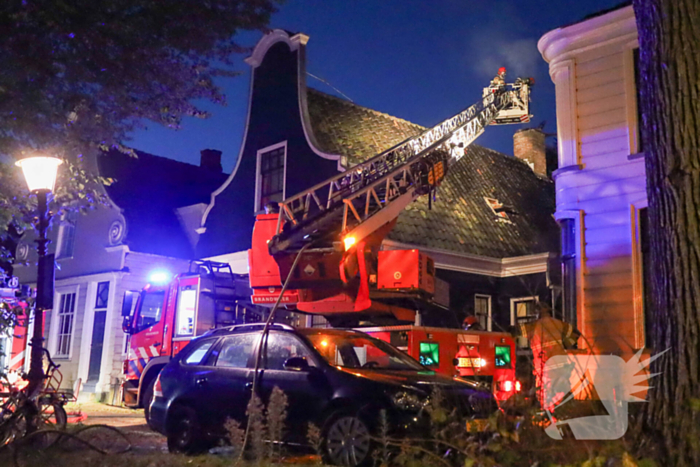 Woningbrand opgeschaald wegens oude woningen