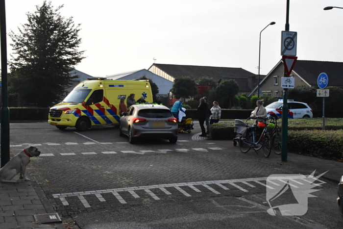 Fietser en auto betrokken bij ongeval