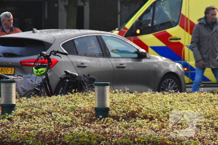 Fietser en auto betrokken bij ongeval