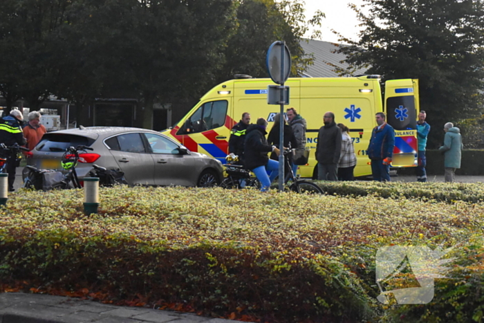 Fietser en auto betrokken bij ongeval