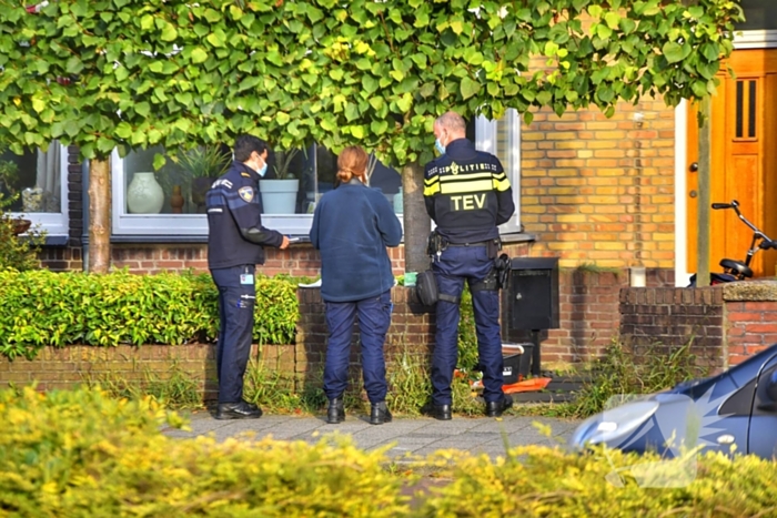 Verdacht pakketje aangetroffen in voortuin