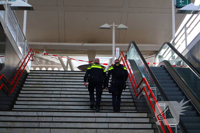 Perrons ontruimd tijdens onderzoek bij trein