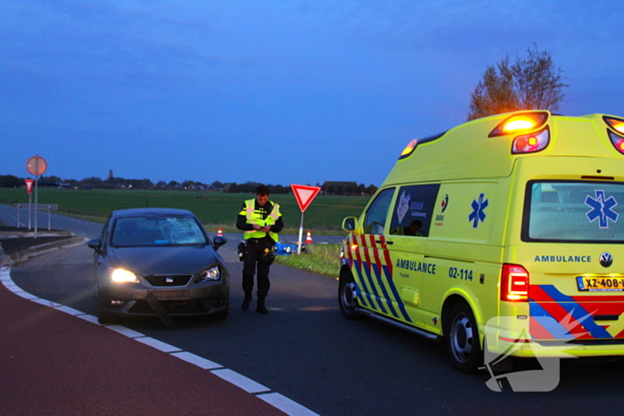 Veel schade bij aanrijding met brommer