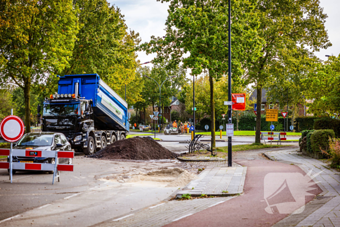 Omleidingen in buurt Hoge Hoven in Nieuwland door wegwerkzaamheden