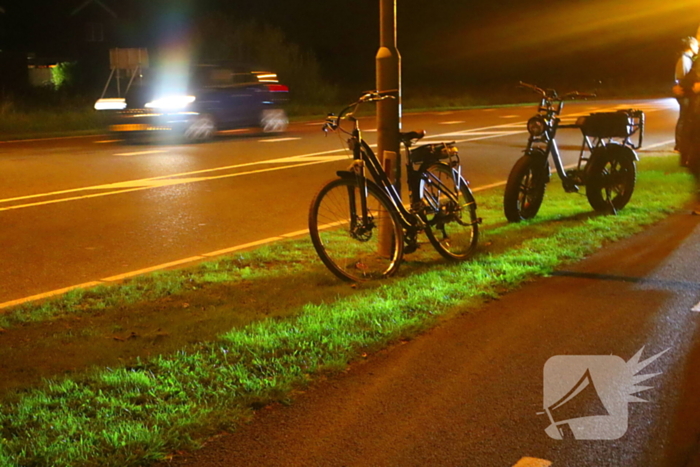 Fatbiker en fietser komen met elkaar in botsing