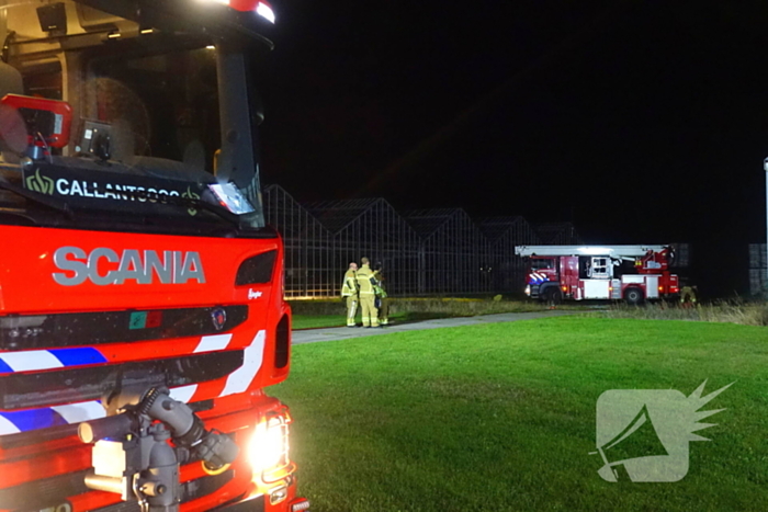 Zitmaaier veroorzaakt brand in loods