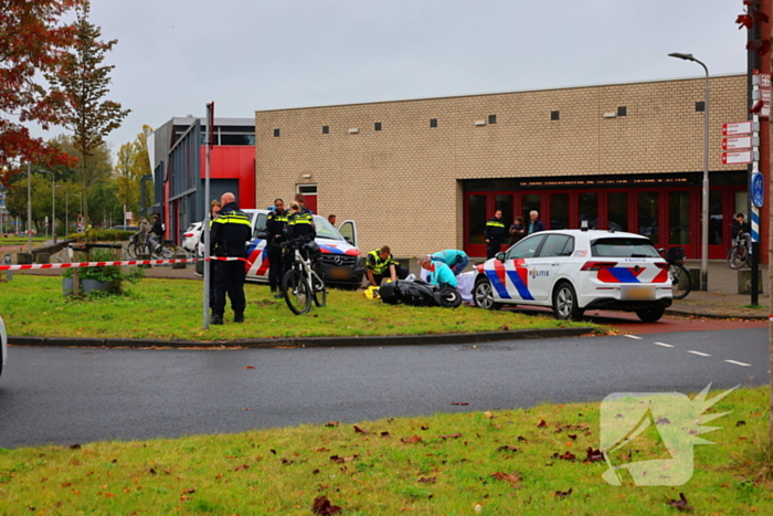 Scooterrijder gewond na achtervolging