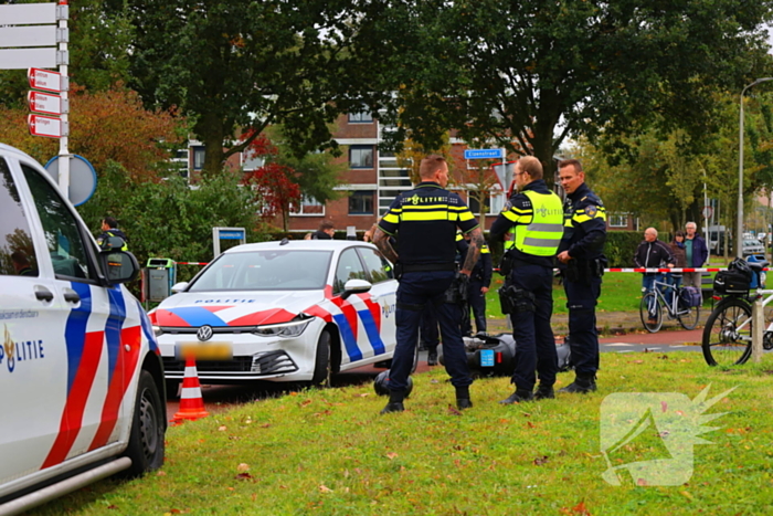 Scooterrijder gewond na achtervolging