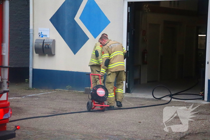 Brand in werkplaats snel onder controle