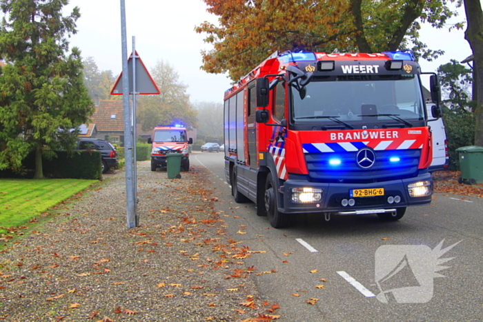 Gasleiding geraakt tijdens graafwerkzaamheden