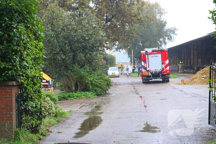 Gedeelte van boerderij afgesloten wegens kuilgas