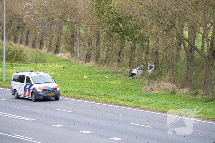 Traumahelikopter landt op snelweg bij ongeval