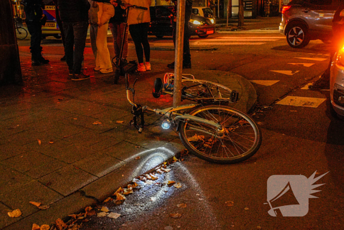 Fietser aangereden door personenauto