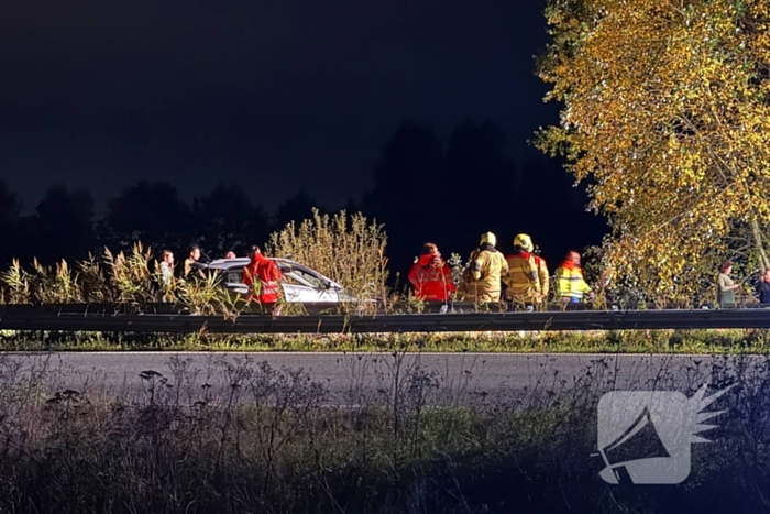 Twee auto's betrokken bij ongeval op snelweg